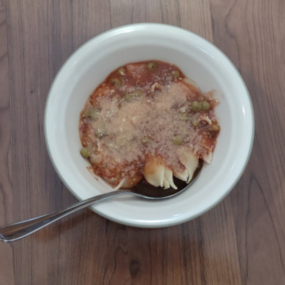 Meatless Friday Macaroni and Peas